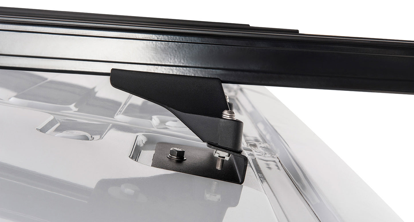 Heavy Duty RLTP Black 2 Bar Roof Rack