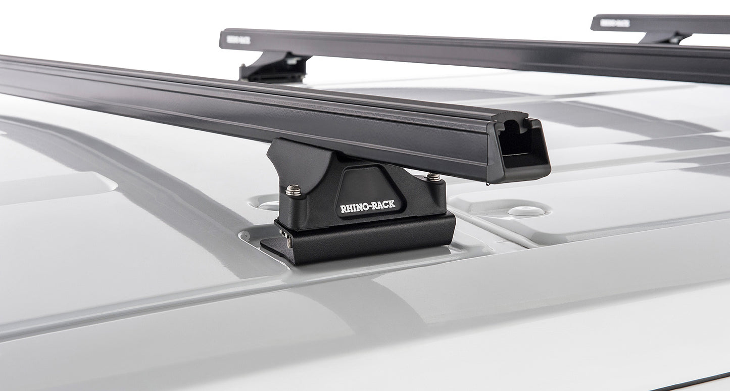 Heavy Duty RLTP Black 2 Bar Roof Rack