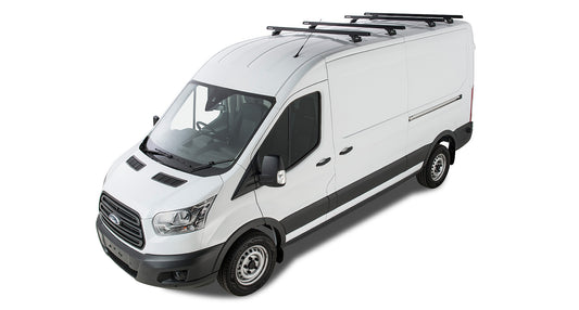 Heavy Duty RLTP Black 4 Bar Roof Rack