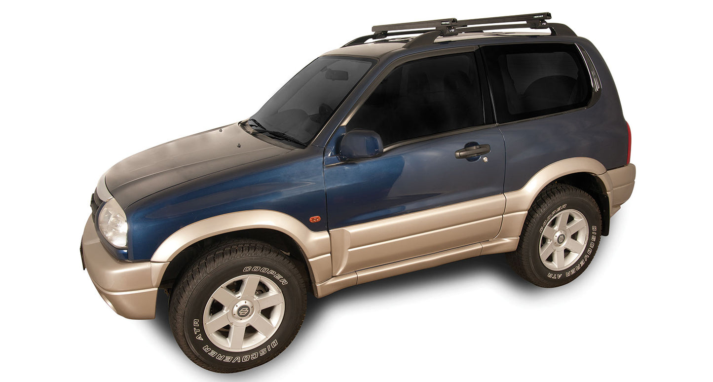 Heavy Duty CXB Black 2 Bar Roof Rack