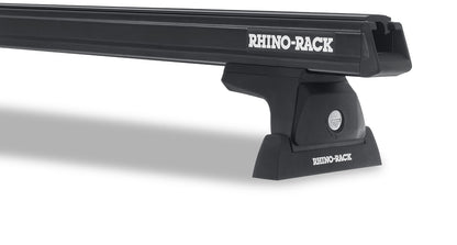 Heavy Duty RLT600 Ditch Mount Black 2 Bar Roof Rack