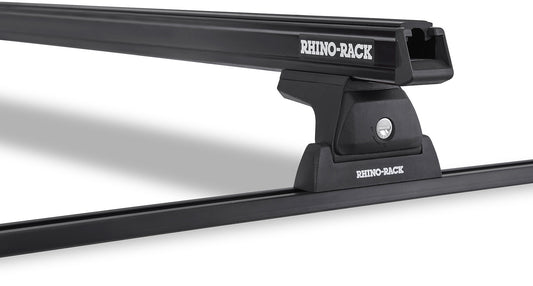 Heavy Duty RLT600 Trackmount Black 1 Bar Roof Rack