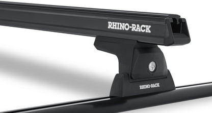 Heavy Duty RLT600 Trackmount Black 1 Bar Roof Rack