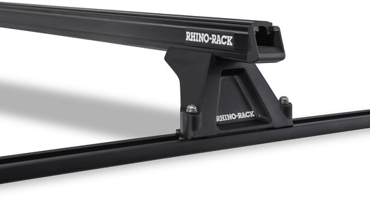 Heavy Duty RLTF Trackmount Black 3 Bar Roof Rack