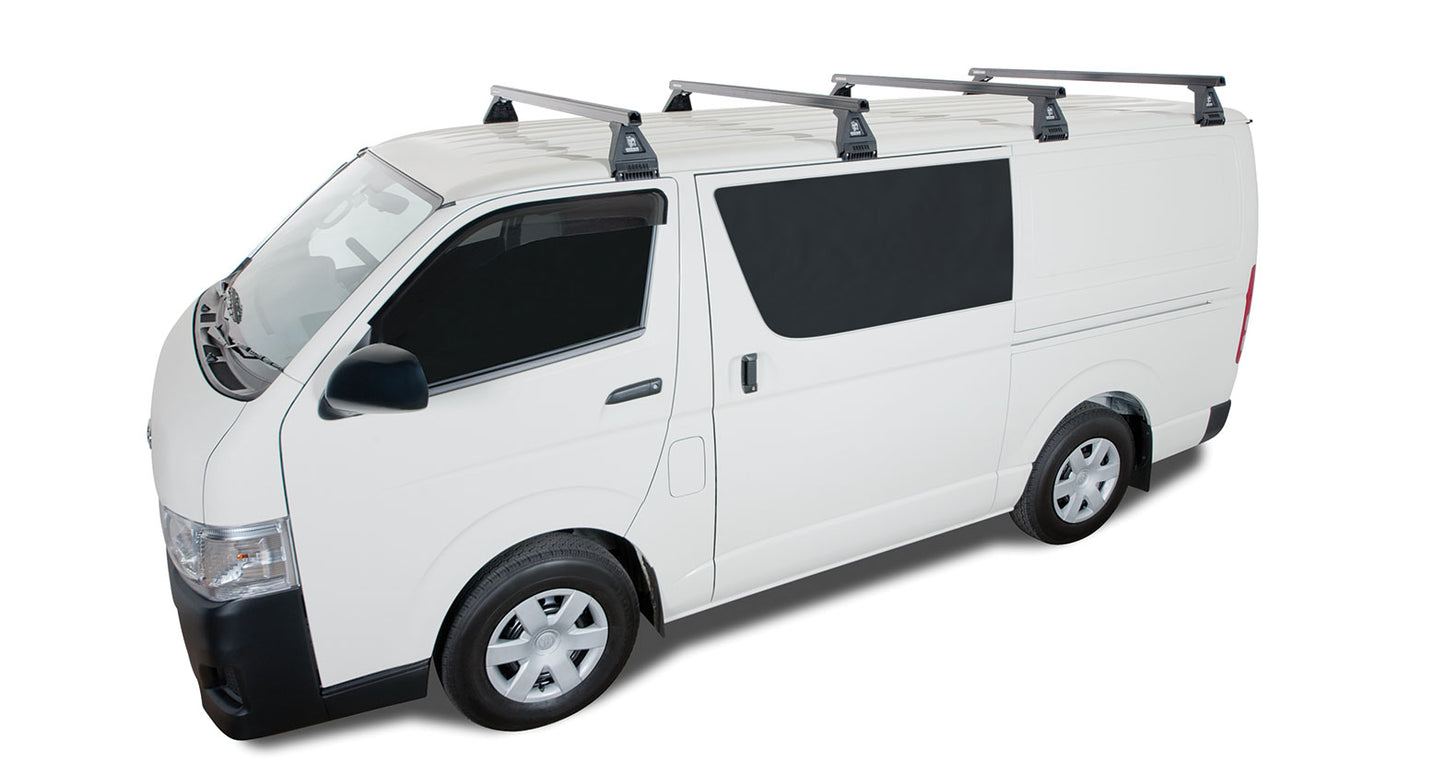 Heavy Duty RL150 Black 4 Bar Roof Rack