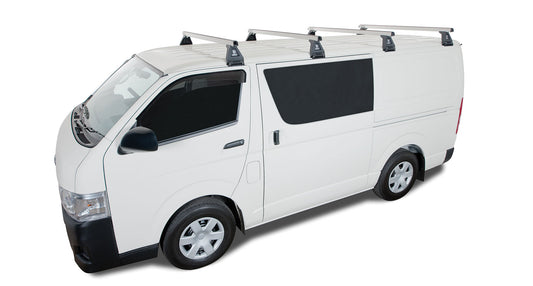 Heavy Duty RL150 Silver 4 Bar Roof Rack