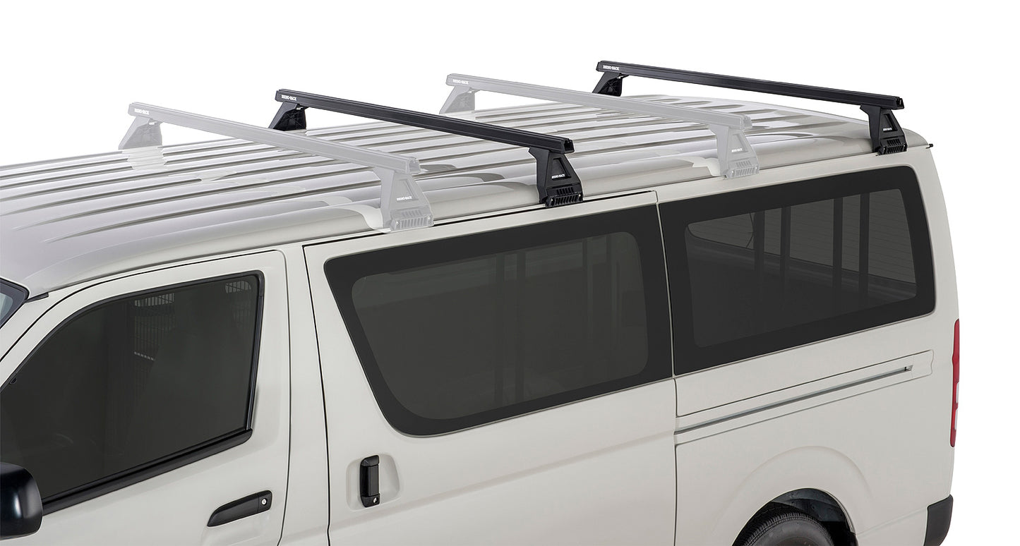 Heavy Duty RL150 Black 2 Bar Roof Rack