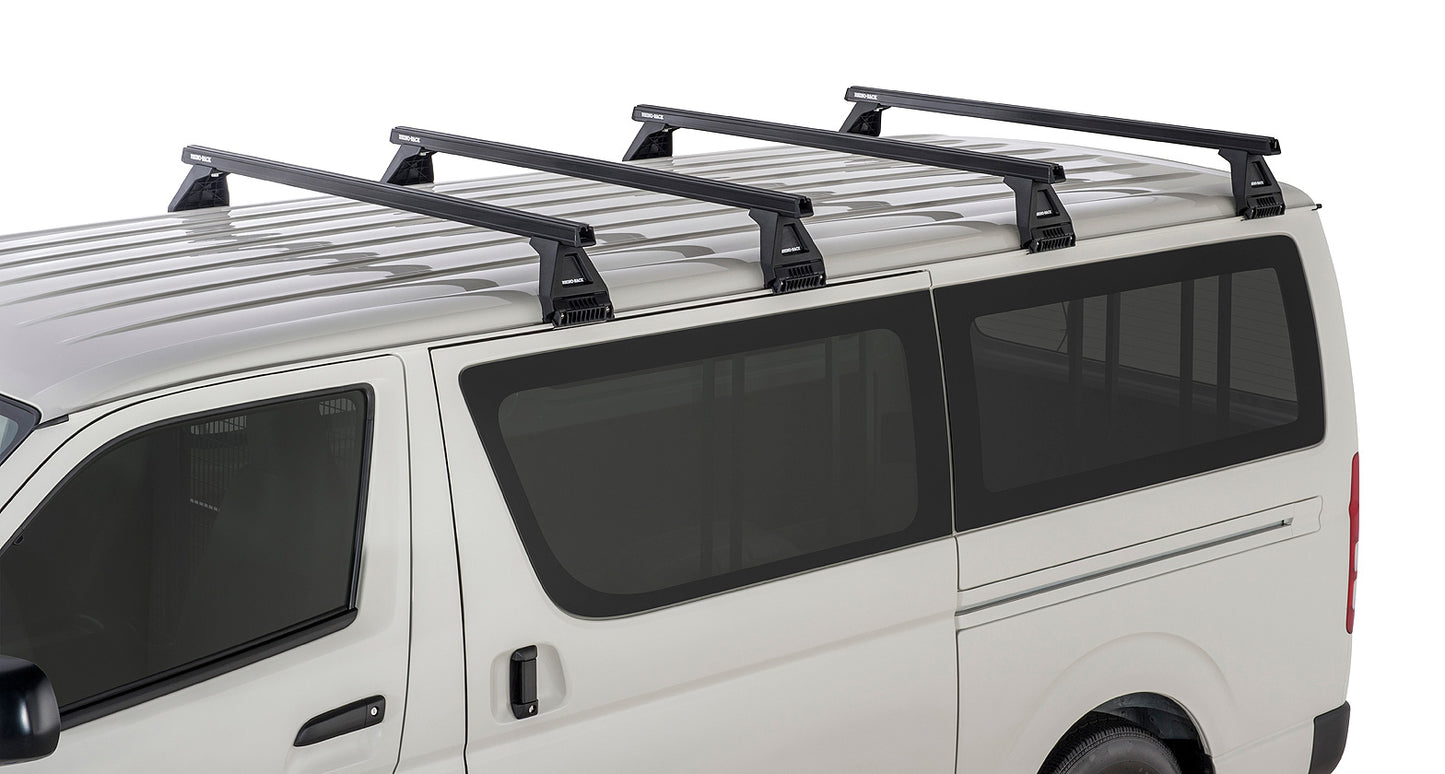 Heavy Duty RL150 Black 4 Bar Roof Rack