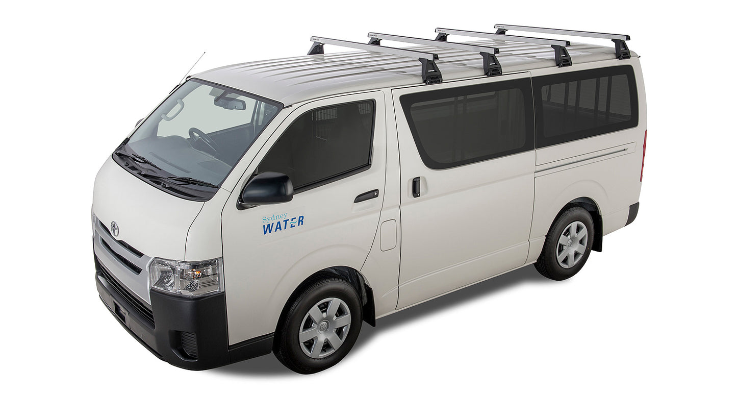 Heavy Duty RL150 Silver 4 Bar Roof Rack