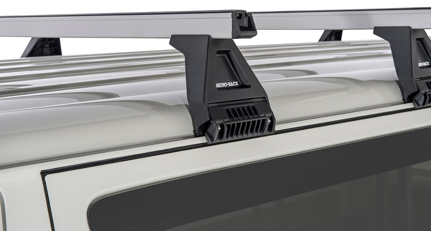 Heavy Duty RL150 Silver 4 Bar Roof Rack