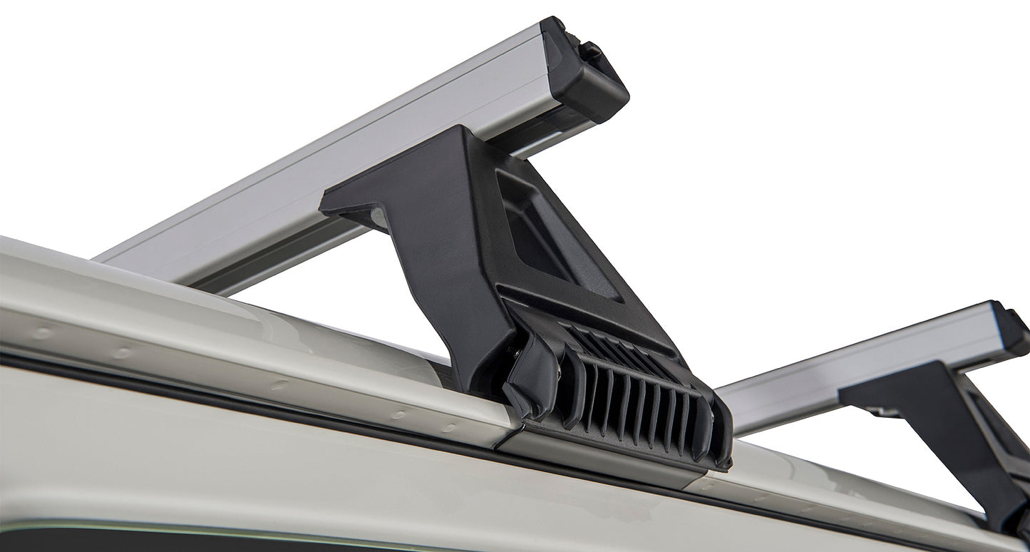 Heavy Duty RL150 Silver 4 Bar Roof Rack
