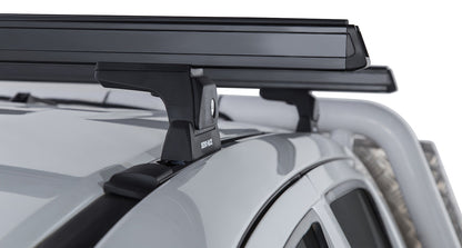 Heavy Duty RLT600 Trackmount Black 2 Bar Roof Rack