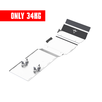 2015-2023 Toyota N80 Hilux 4mm Stainless Steel - Front, Sump and Transmission Bash Plates