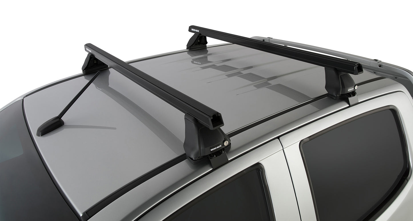 Heavy Duty 2500 Black 2 Bar Roof Rack
