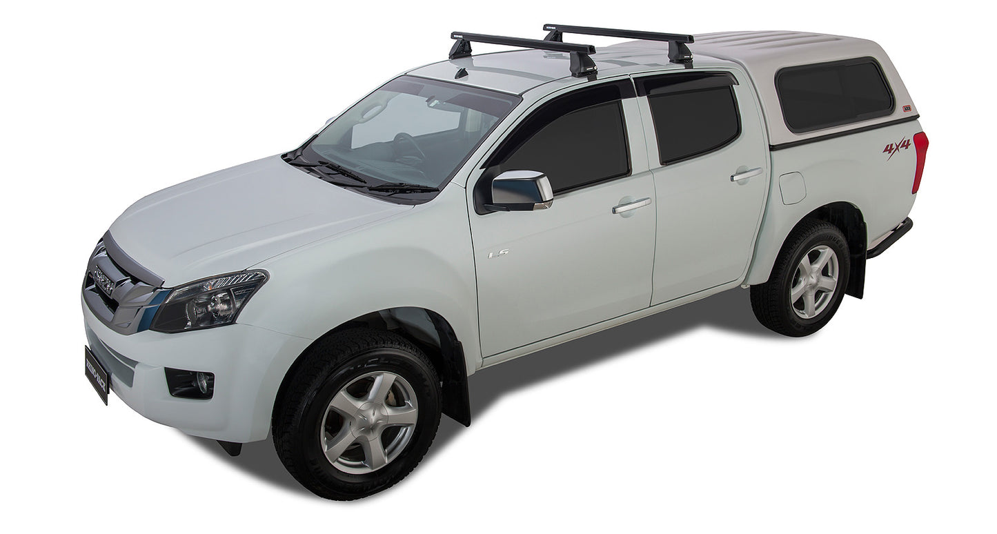 Heavy Duty 2500 Black 2 Bar Roof Rack