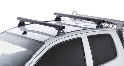 Heavy Duty RLT600 Trackmount Black 2 Bar Roof Rack