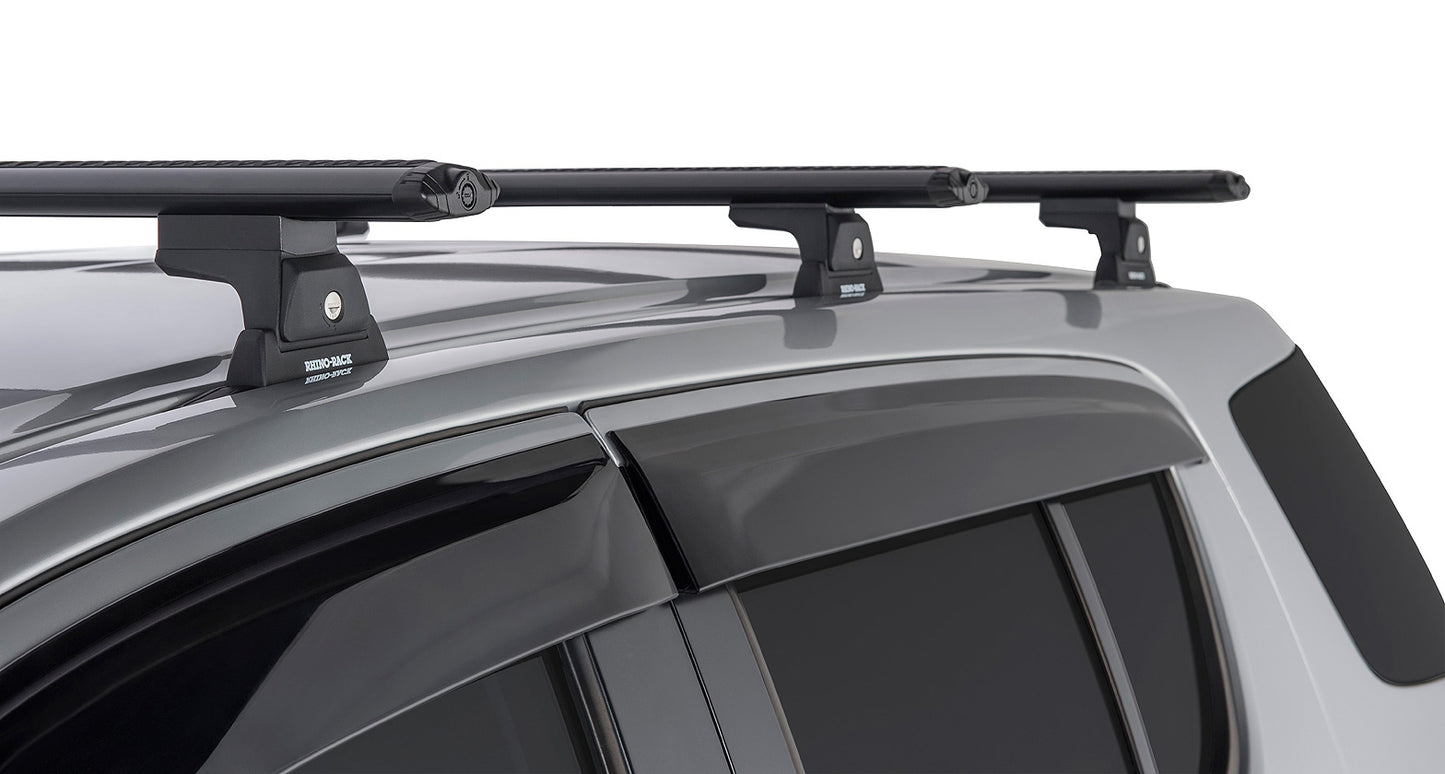 Vortex RLT600 Trackmount Black 3 Bar Roof Rack