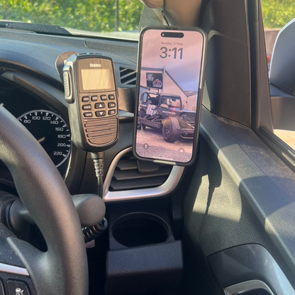 2024-2025 Isuzu D-Max Phone and UHF Mount (FACELIFT)