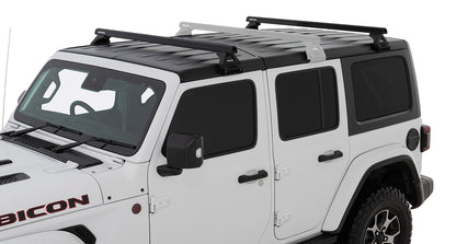 Heavy Duty RL110 Black 2 Bar Roof Rack