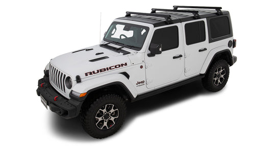 Heavy Duty RL110 Black 3 Bar Roof Rack