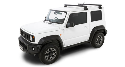 Heavy Duty RL110 Black 2 Bar Roof Rack