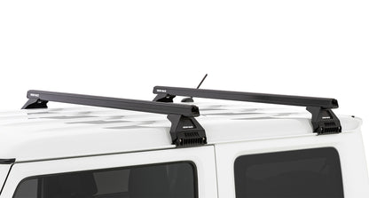 Heavy Duty RL110 Black 2 Bar Roof Rack
