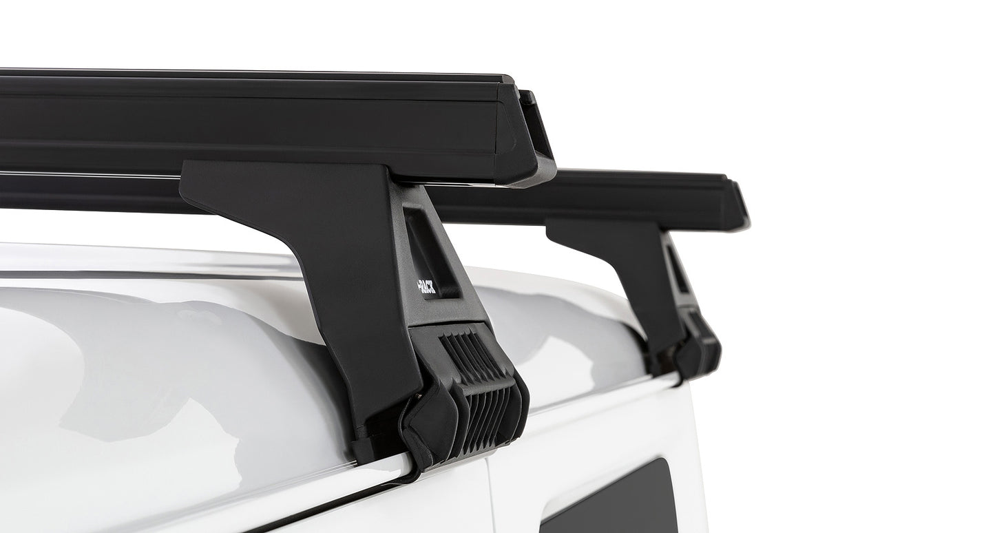 Heavy Duty RL110 Black 2 Bar Roof Rack