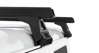 Heavy Duty RL110 Black 2 Bar Roof Rack