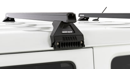 Heavy Duty RL110 Black 2 Bar Roof Rack