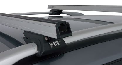 Heavy Duty CXB Silver 2 Bar Roof Rack