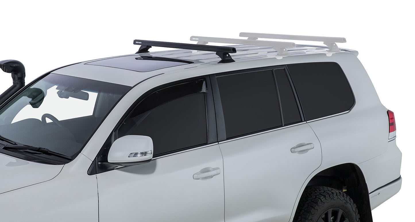 Heavy Duty RCH Black 1 Bar Roof Rack (Front)