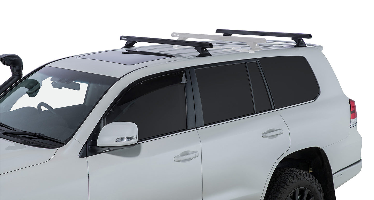 Heavy Duty RCH Black 2 Bar Roof Rack (Front/Rear)
