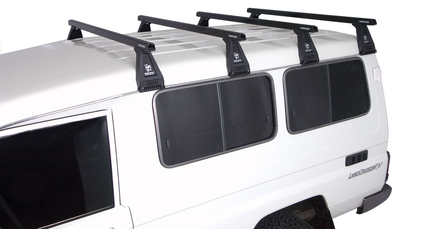 Heavy Duty RL210 Black 4 Bar Roof Rack
