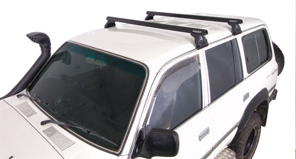 Heavy Duty RL110 Black 2 Bar Roof Rack