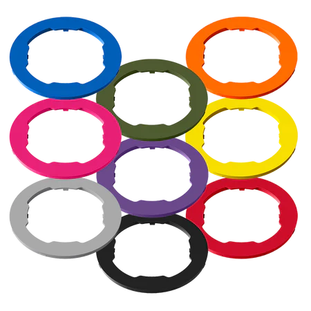 Coloured MAG Rings