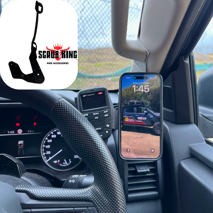 Mitsubishi MV Triton Phone and UHF Mount