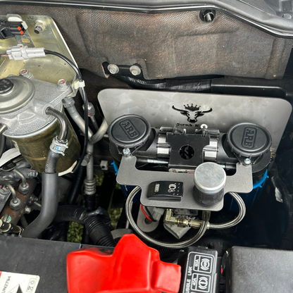 Mitsubishi Pajero NM-NX Onboard Air Compressor Mount (Engine Bay)