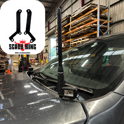 Mitsubishi Triton MV Bonnet Hinge Ditch Light Bracket Pair