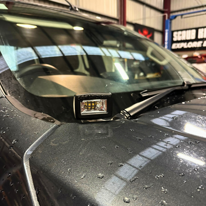 Mitsubishi Triton MV Bonnet Hinge Ditch Light Bracket Pair