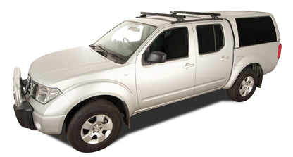 Heavy Duty RLTP Trackmount Black 2 Bar Roof Rack