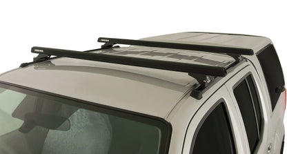 Heavy Duty RLTP Trackmount Black 2 Bar Roof Rack