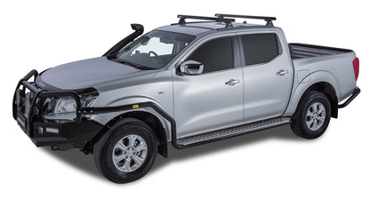 Heavy Duty RLT600 Trackmount Black 2 Bar Roof Rack