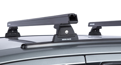 Heavy Duty RLT600 Trackmount Black 2 Bar Roof Rack