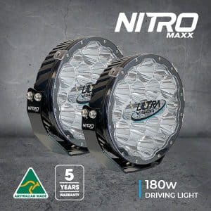 NITRO 180 Maxx 9″ LED Driving Light (Pair)