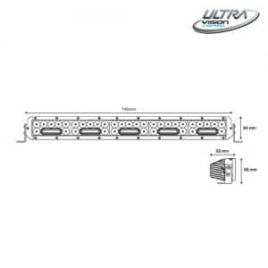 NITRO Maxx 255W 30″ LED Light bar