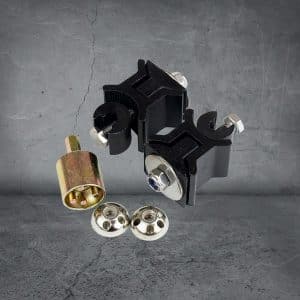 Nitro Maxx Dual Row Light Bar Base Mount Kit with Anti-Theft Nuts