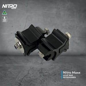 Nitro Maxx Dual Row Light Bar Base Mount Brackets (pair)