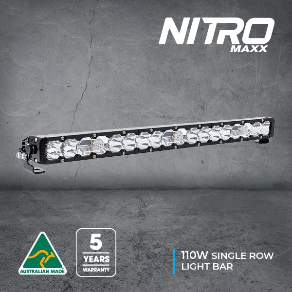 Nitro Maxx 110W 27″ Single Row Light Bar