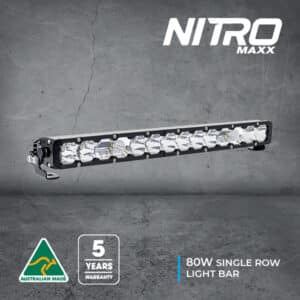 Nitro Maxx 80W 21″  Single Row Light Bar