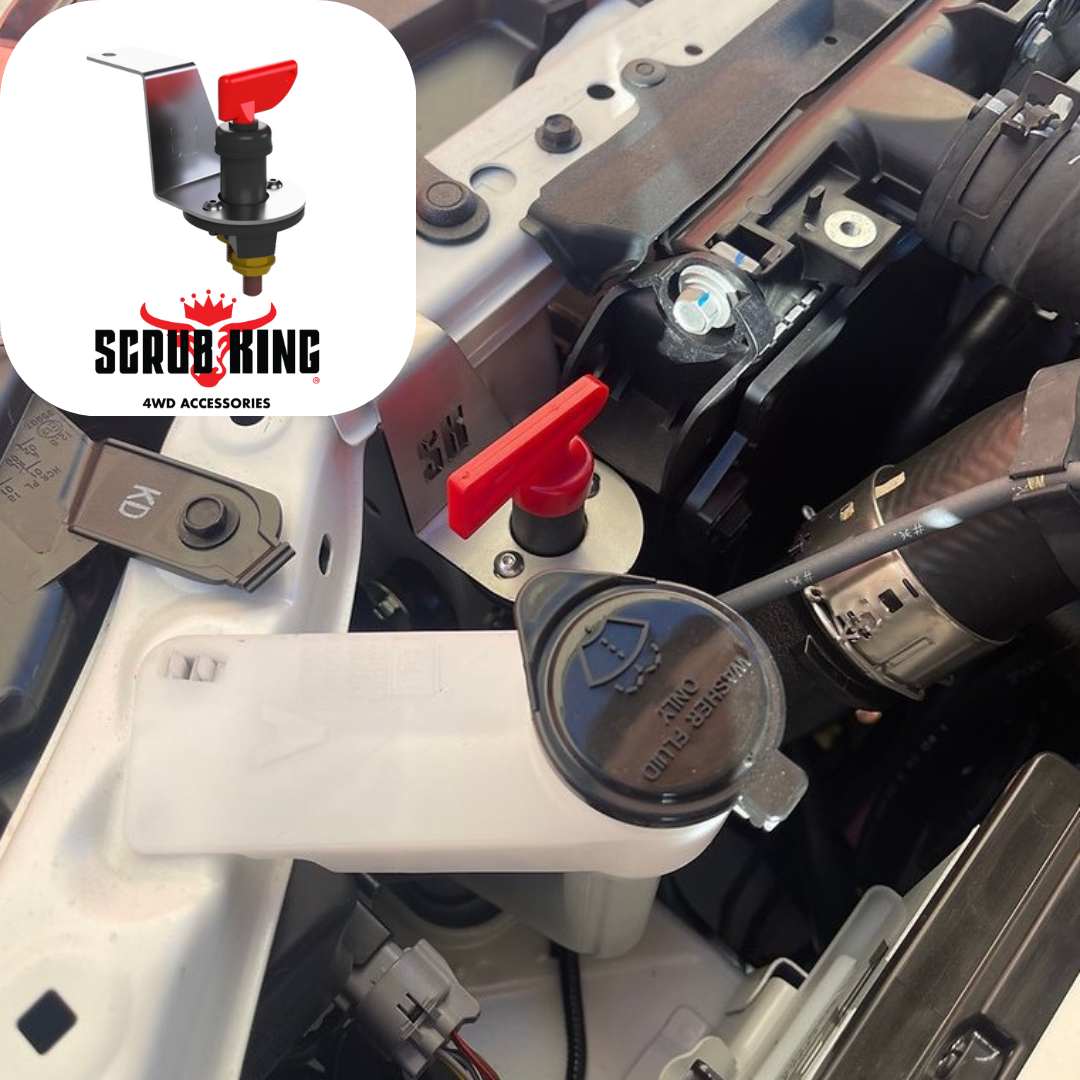 Mitsubishi Triton MV - 12V Winch/Battery Isolator Switch & Mount